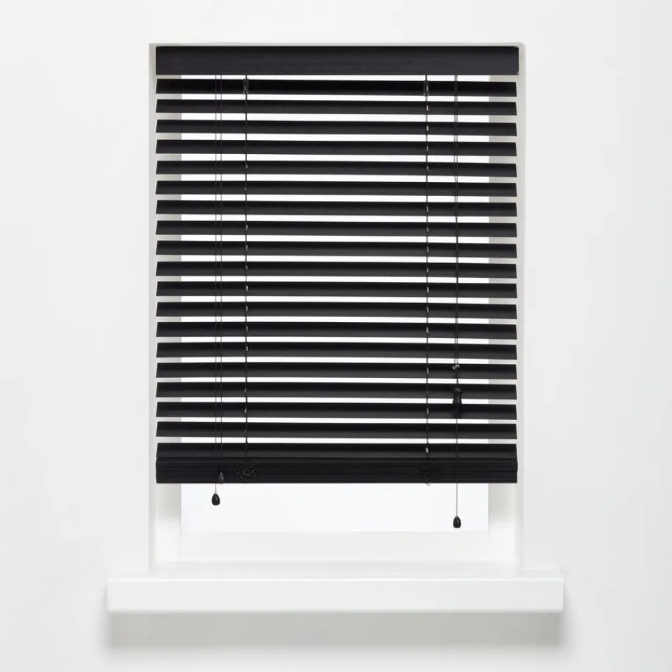 Kwantum Bamboe Jaloezie Jax Zwart 180x175 Cm