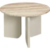 Kwantum Bijzettafel Brez Marmer Taupe ø 60x38 Cm