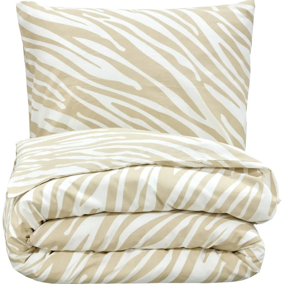 Kwantum Dekbedovertrek Casey Beige 240x240 Cm