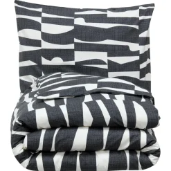 Kwantum Dekbedovertrek Flanel Ozzie Zwart Wit 140x220 Cm