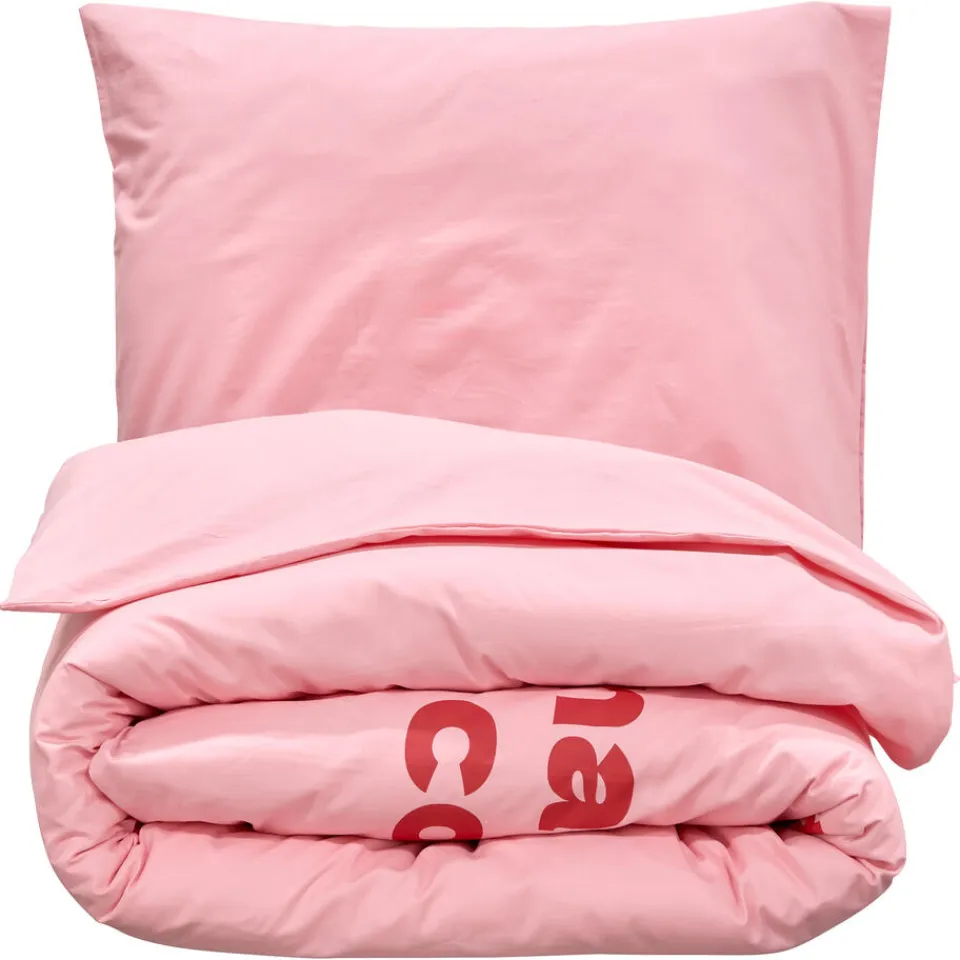 Kwantum Dekbedovertrek Naughty Corner Roze 240x240 Cm
