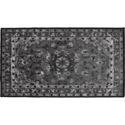 Kwantum Deurmat Mystic Antraciet 67x120 Cm