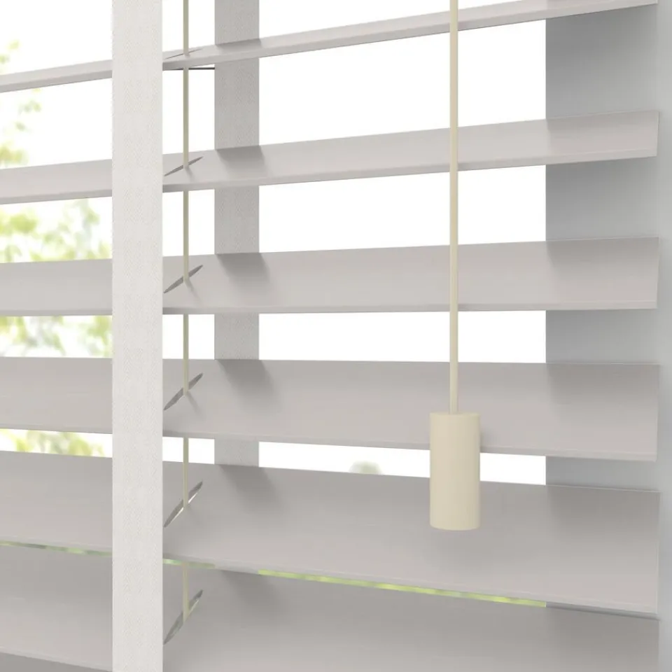 Kwantum Fenstr Bamboe Jaloezie Wessel Off White 50mm