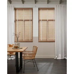 Kwantum Fenstr Bamboe Jaloezie Wietze Beige 50mm