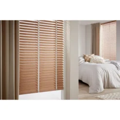 Kwantum Fenstr Bamboe Jaloezie Wietze Beige 50mm
