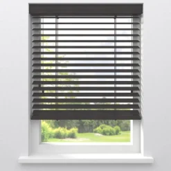 Kwantum Fenstr Bamboe Jaloezie Wietze Bruin 50mm
