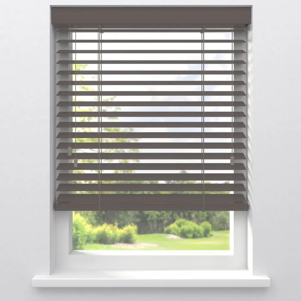 Kwantum Fenstr Houten Jaloezie Wout 50mm