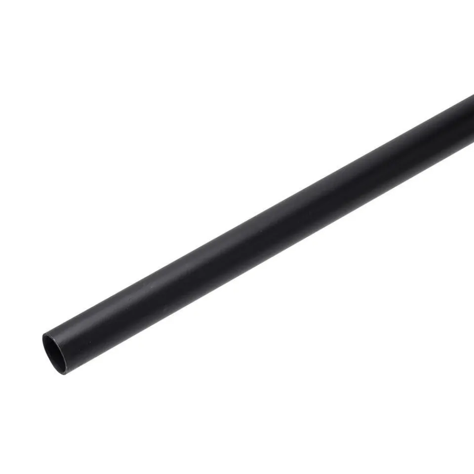 Kwantum Gordijnroede 200 Cm Zwart Metaal - Ø20mm
