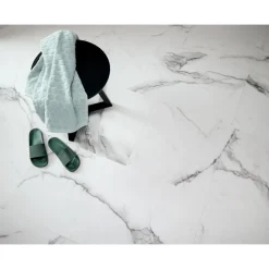 Kwantum Klik PVC Marble Wit Tegel XL Plank