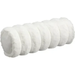 Kwantum Kussenrol Rib Off-White - 46x15 Cm