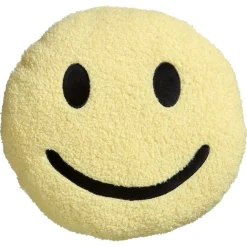 Kwantum Kussen Smiley Geel Ø35 Cm ø 35 Cm