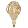 Kwantum LED Lamp 16,5x28 Cm Champagne E27 Dimbaar