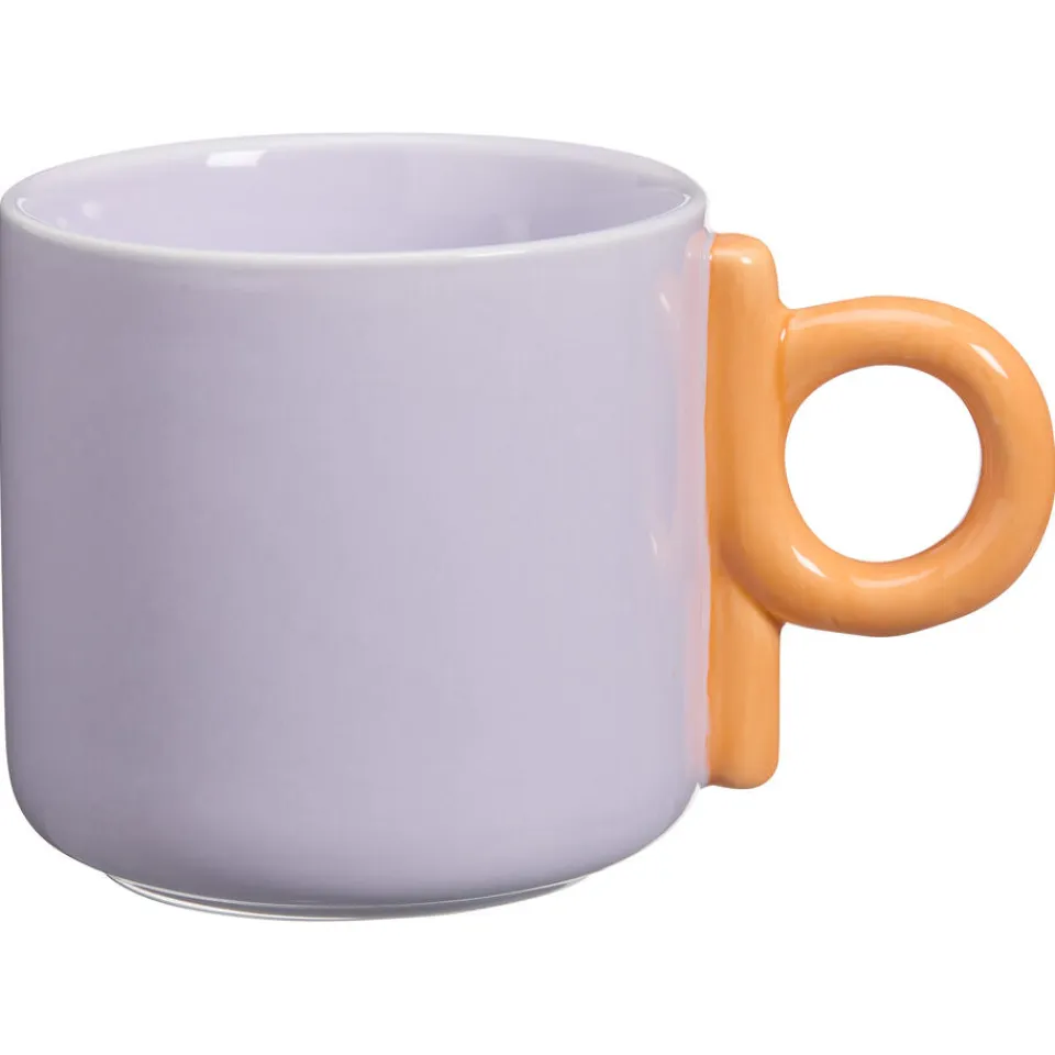 Kwantum Mok Met Oor Shapes Lila- 300ml