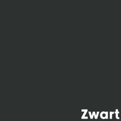 Kwantum Muurverf Mat Zwart 2.5 L