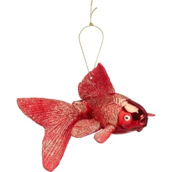 Kwantum Ornament Vis Rood