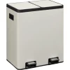 Kwantum Pedaalemmer Duo 40 Liter Grijs