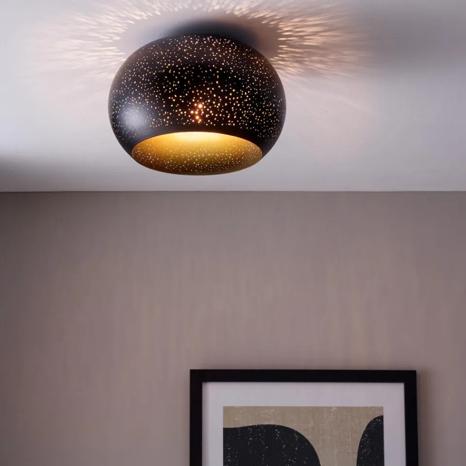 Kwantum Plafondlamp Gemino Zwart