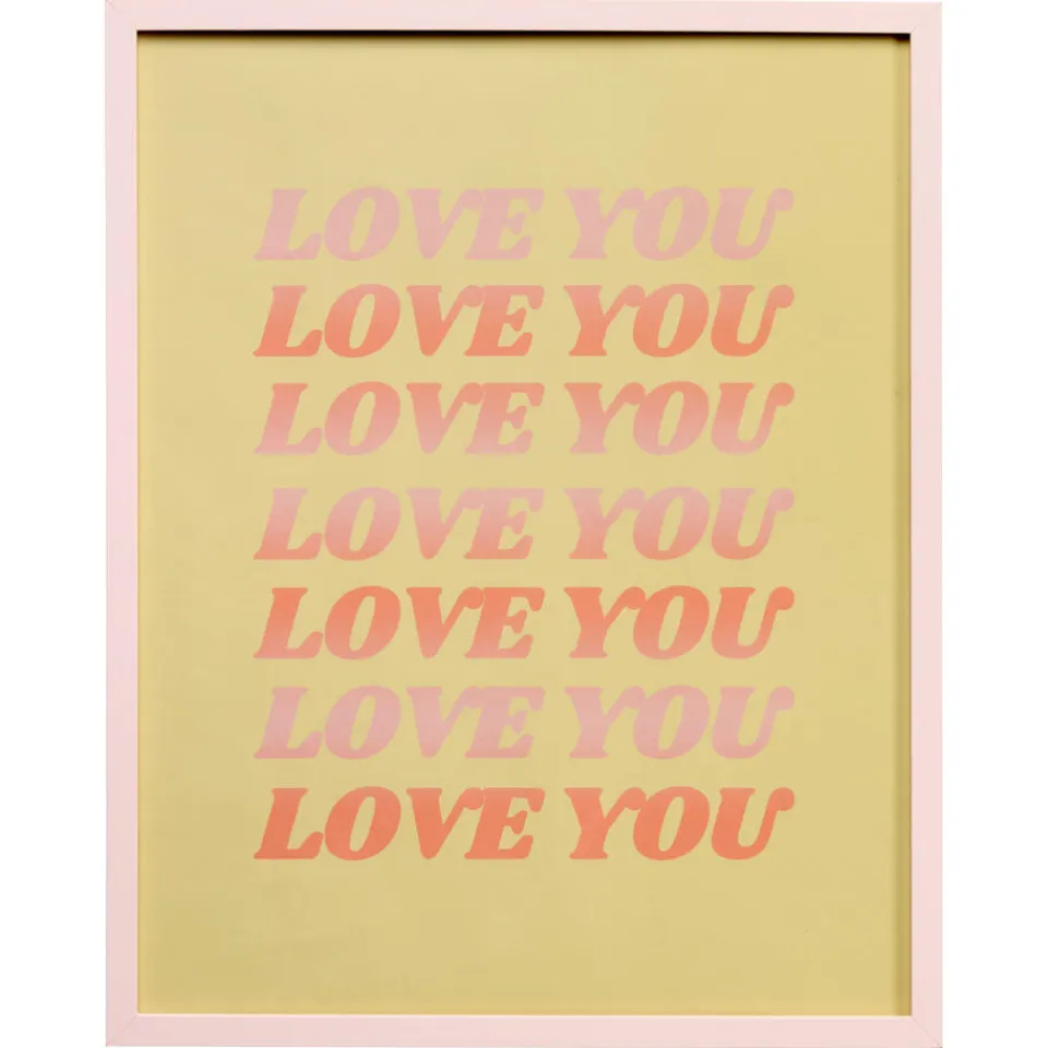 Kwantum Poster Love You 40x50 Cm