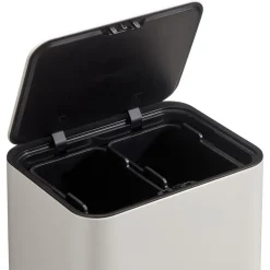 Kwantum Prullenbak Op Pootjes 2X 12,5 Liter Beige