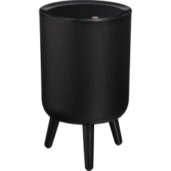 Kwantum Prullenbak Pootjes 7 Liter Zwart
