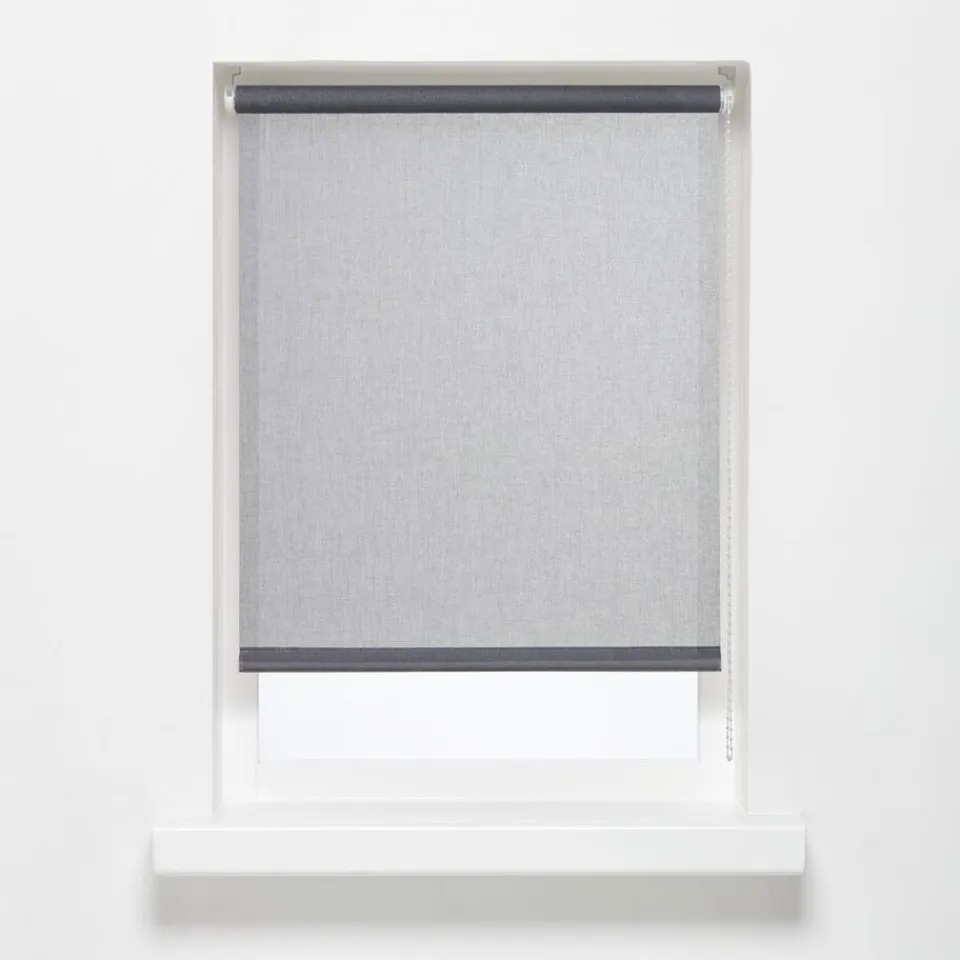 Kwantum Rolgordijn Milou Antraciet 120x190 Cm