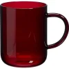 Kwantum Theeglas Solid Retro Rood - 450 Ml