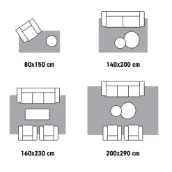 Kwantum Vloerkleed Hanover 160x230 Cm