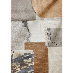 Kwantum Vloerkleed Solis Naturel - Ø 100 Cm