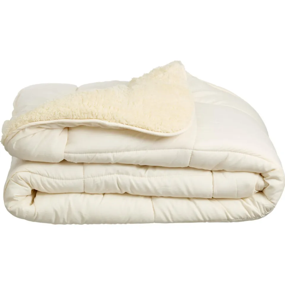 Kwantum Winterdekbed Teddy Off White 200x200 Cm